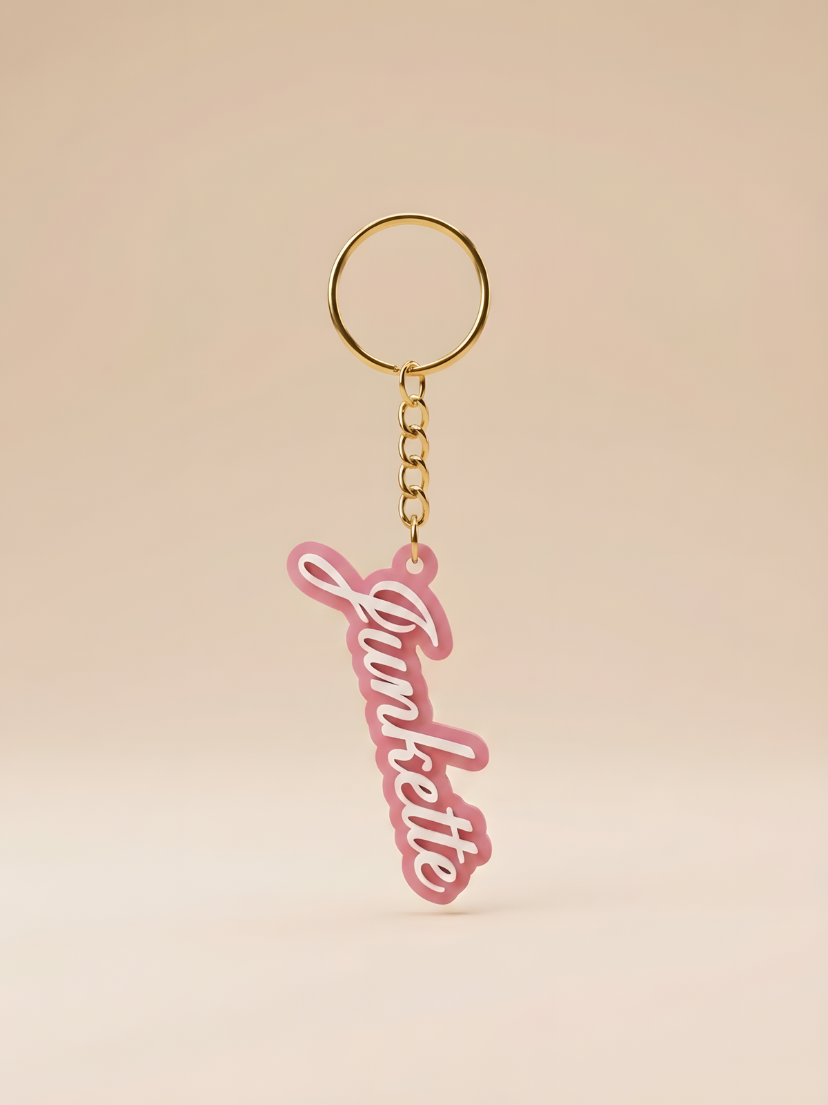 Porte-clé logo entreprise Ti Logo exemple de personnalisation