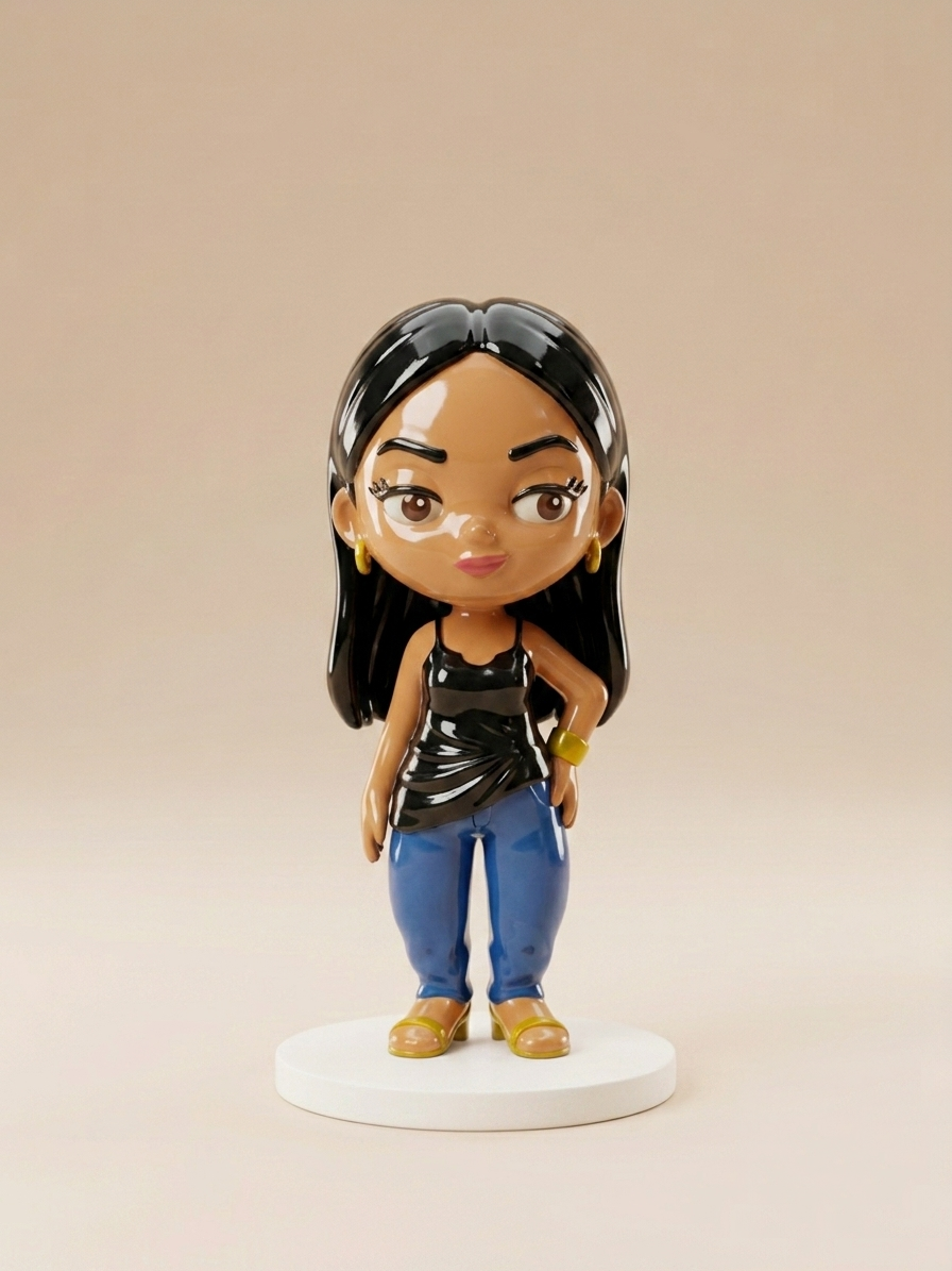 Figurine 3D Ti Moun coloris et accessoires disponibles